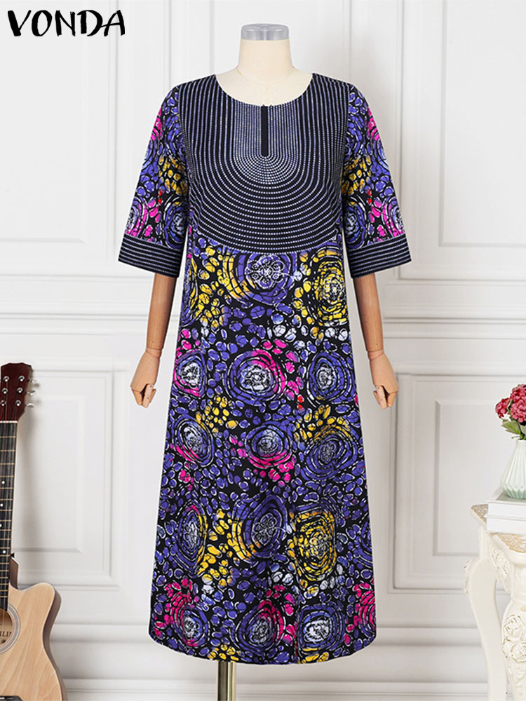 Plus Size Women Long Dress 202 - Romper Floral Print review and price