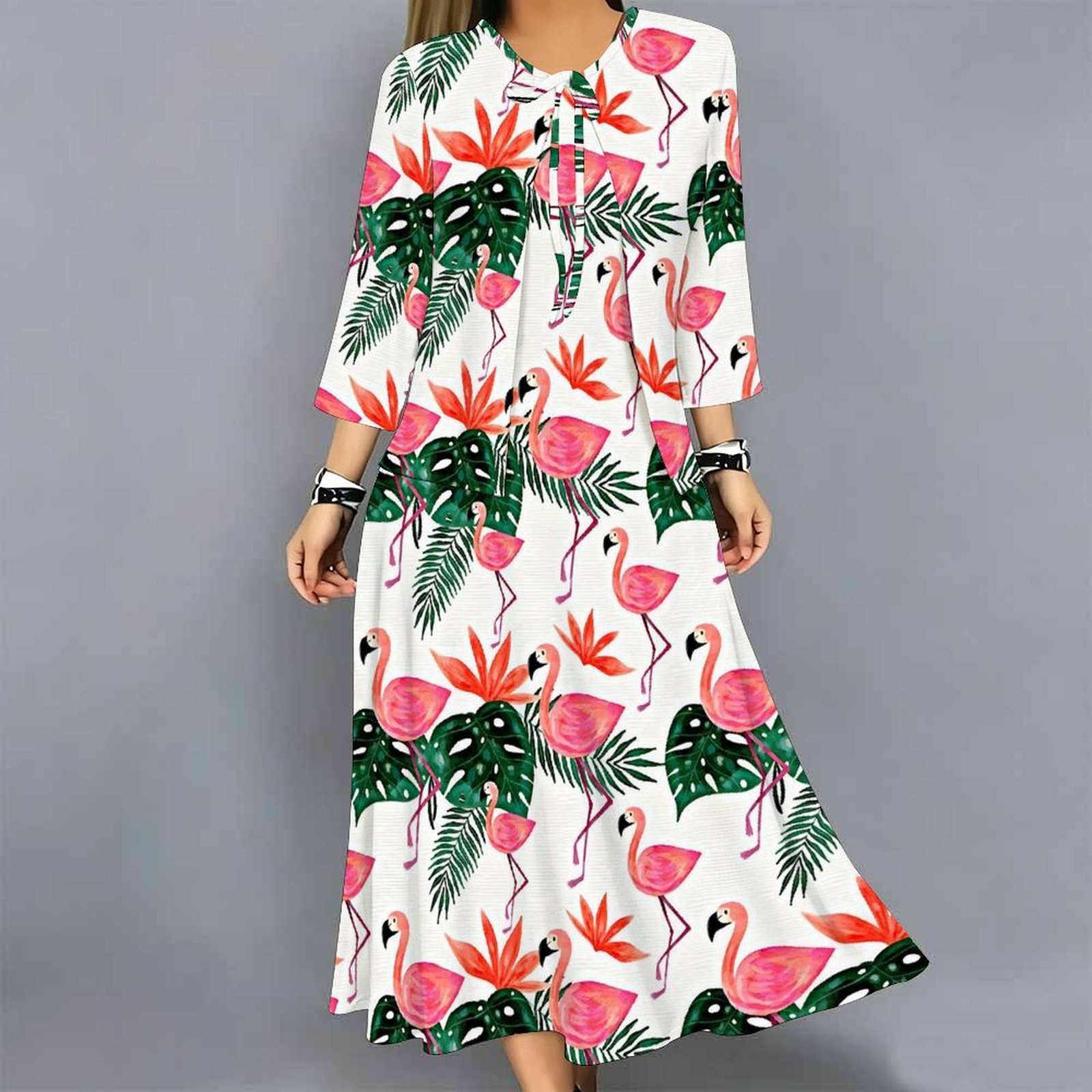 Women 2 Piece Dress Set Print  - Midi Skirt Floral review and price