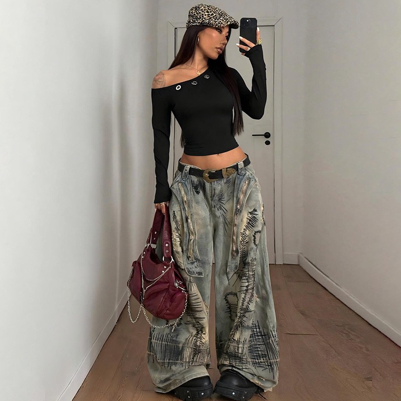Women's Off Shoulder Long Slee - Blouse Off Shoulder review and price