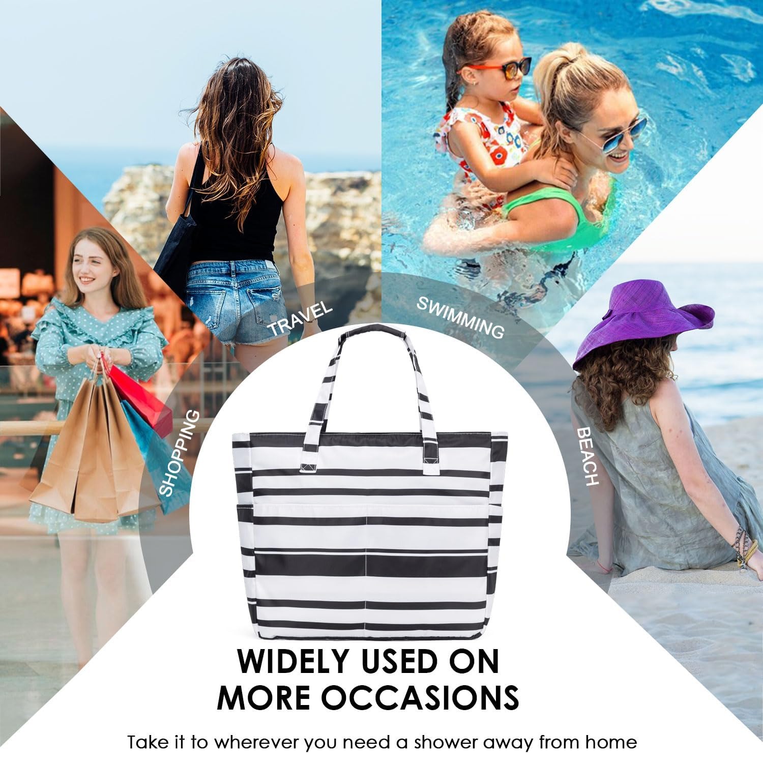 Mesh Beach Bags For Women Wate - Tote Bag Beach review and price