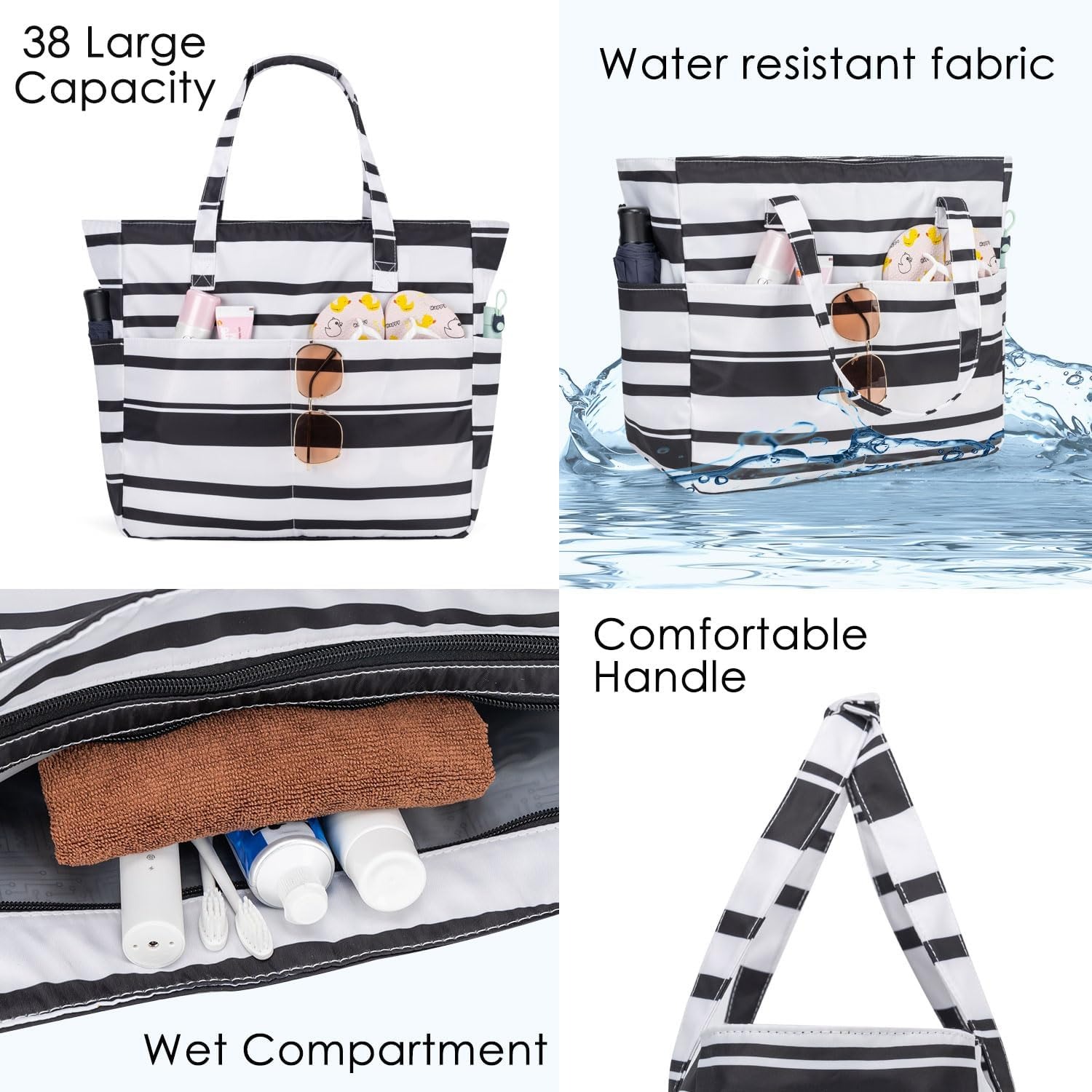 Mesh Beach Bags For Women Wate - Tote Bag Beach review and price