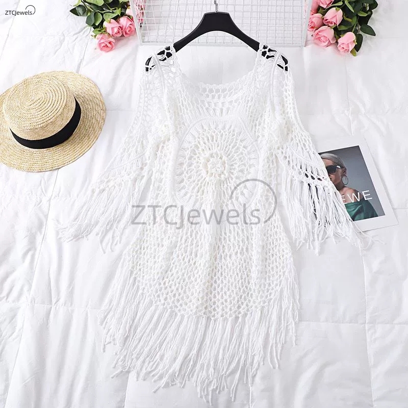 Womens Summer Crochet Bikini C - Cover Up Kaftan review and price