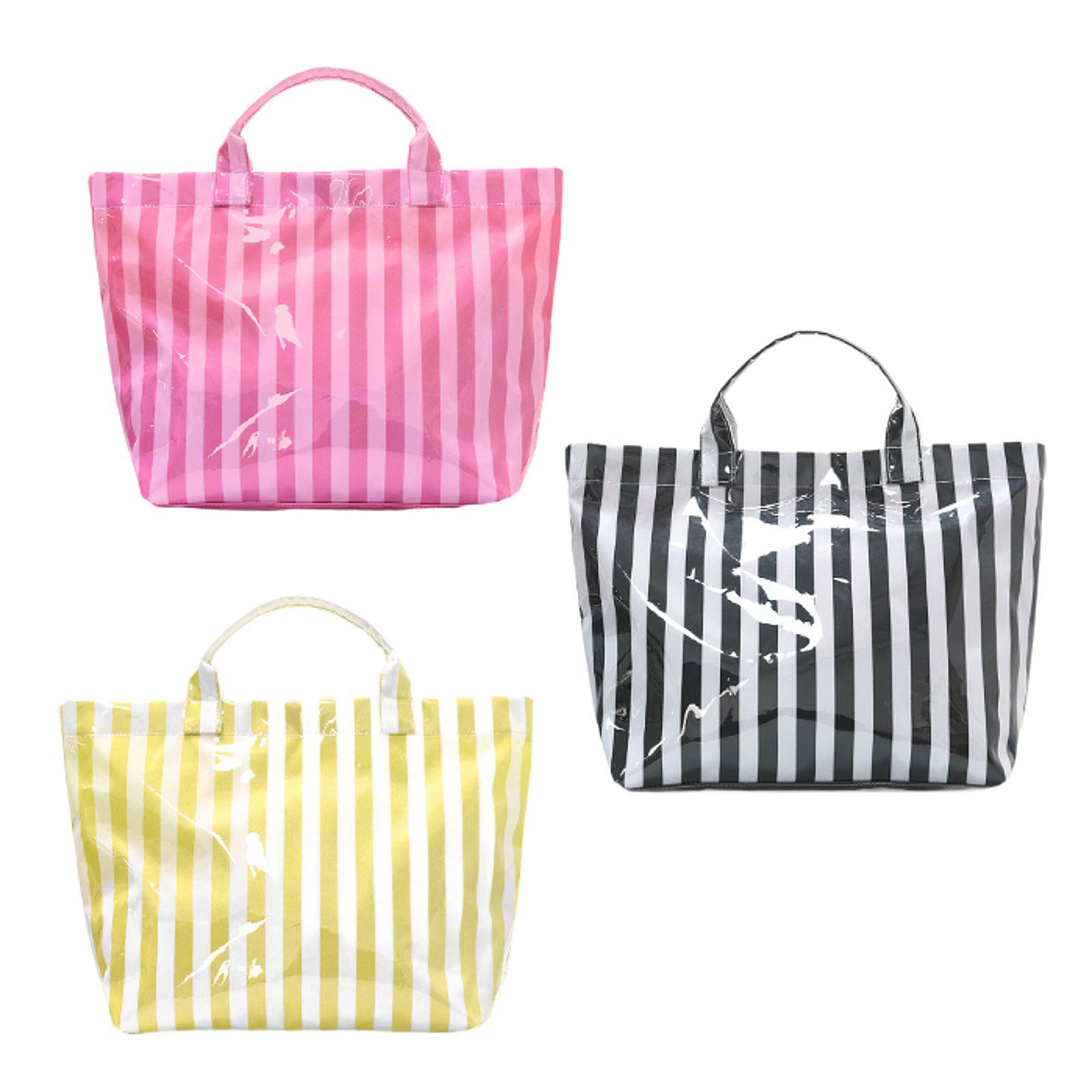 Large Striped Waterproof Tote  - Tote Bag Beach review and price